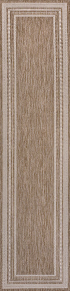 Lido Traditional Casual Pinstripe Border Indoor/Outdoor Area Rug