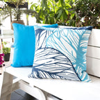 Leaf Vein Outdoor Pillow