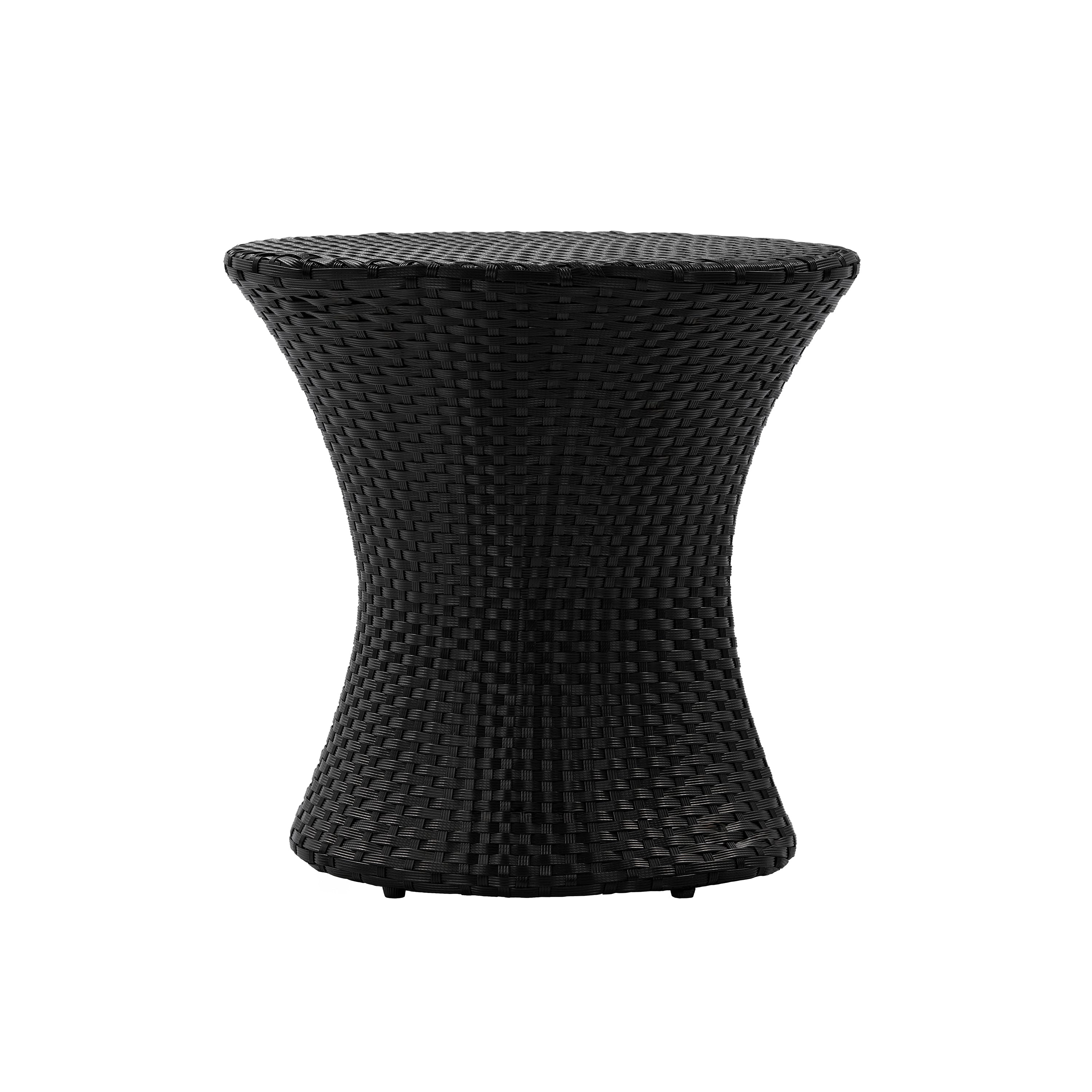 Thrive Hourglass Rattan Outdoor Side Table