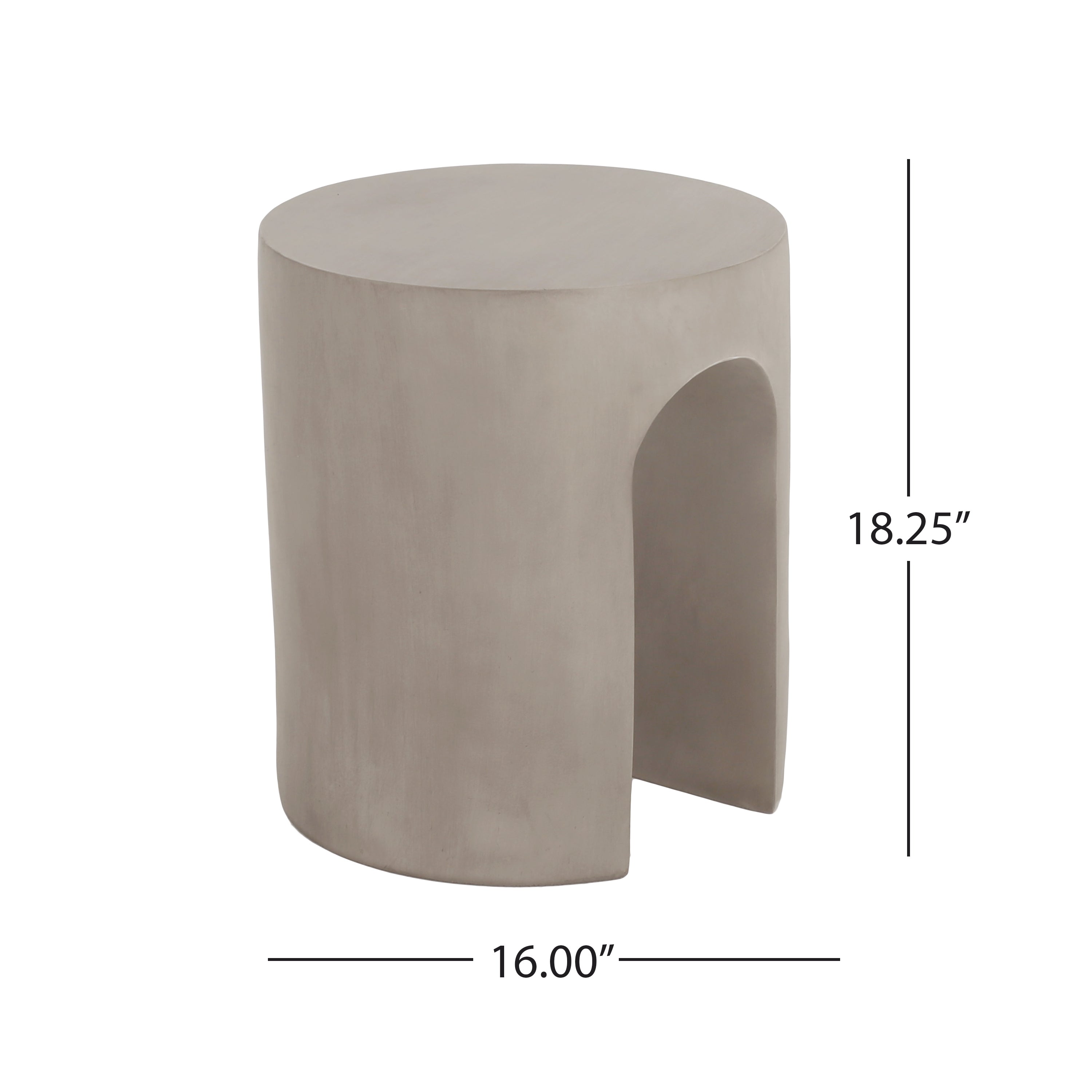 Alton Arch Outdoor Round Side Table