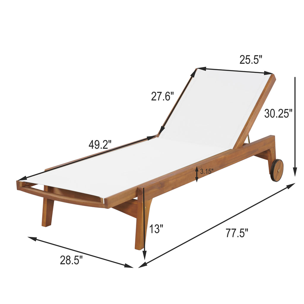 Sierra Coast Outdoor Chaise Lounge