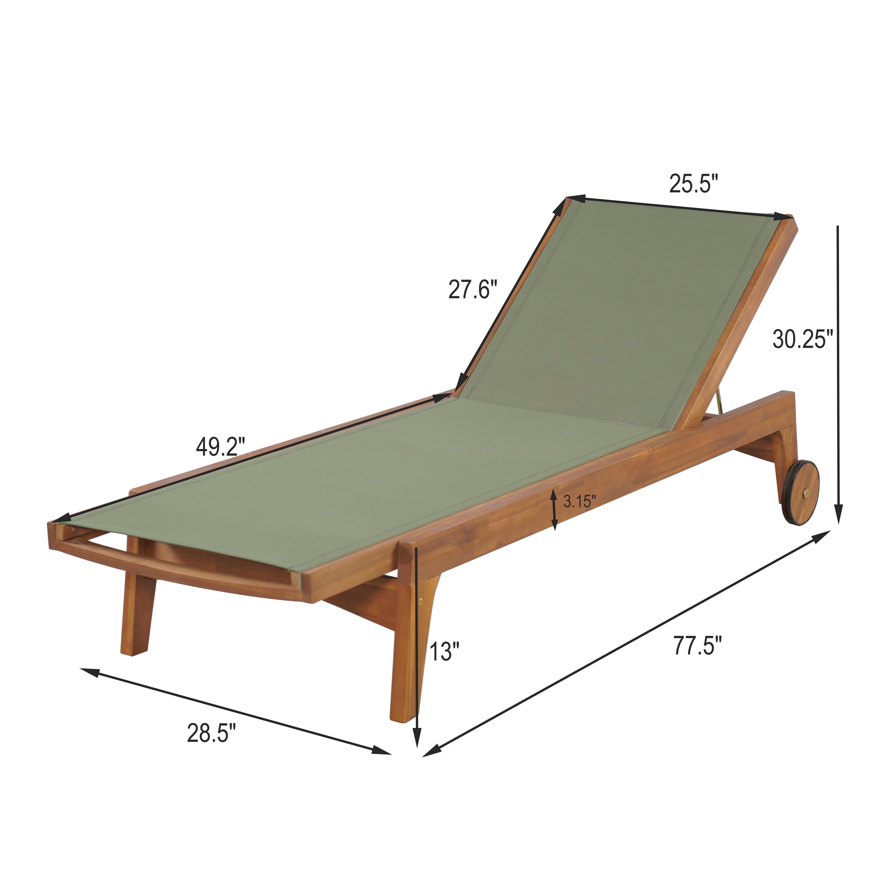 Sierra Coast Outdoor Chaise Lounge