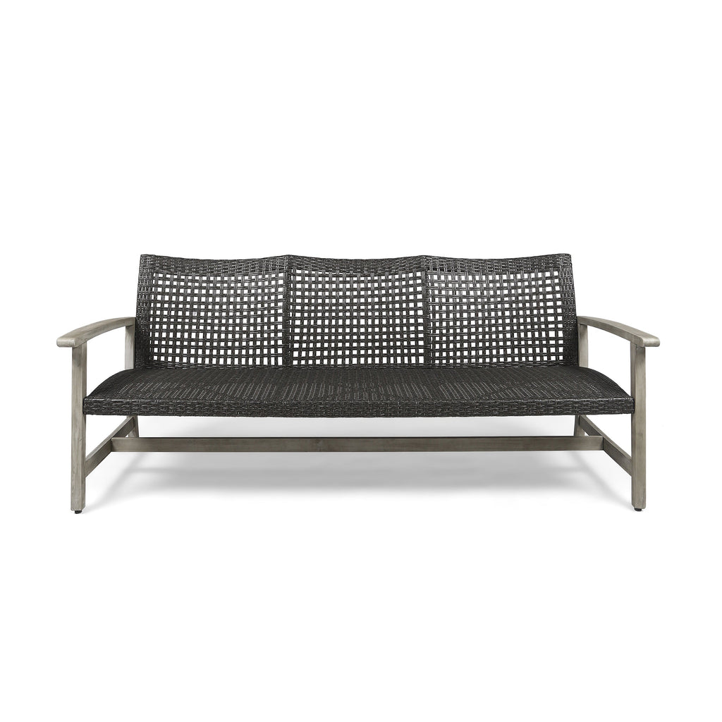 Hampton Outdoor Rattan 3 Seater Sofa