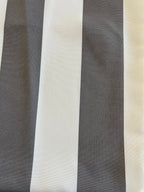 Gray & White Stripe Outdoor Square Pillows, Set of 2