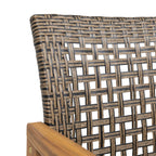 Hampton Outdoor Rattan Dining Chairs, Set of 2