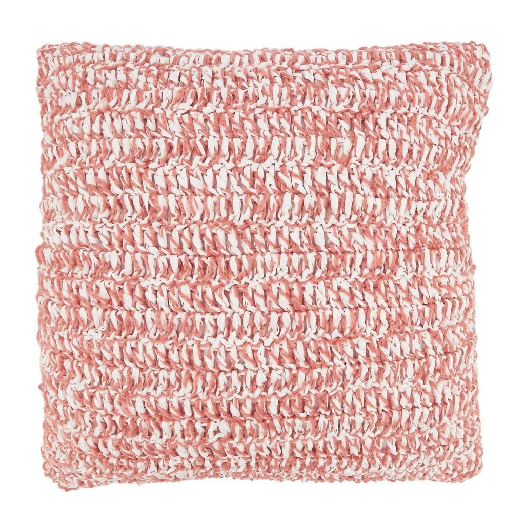 Outdoor Zen Raffia Polyester Filled Throw Pillow