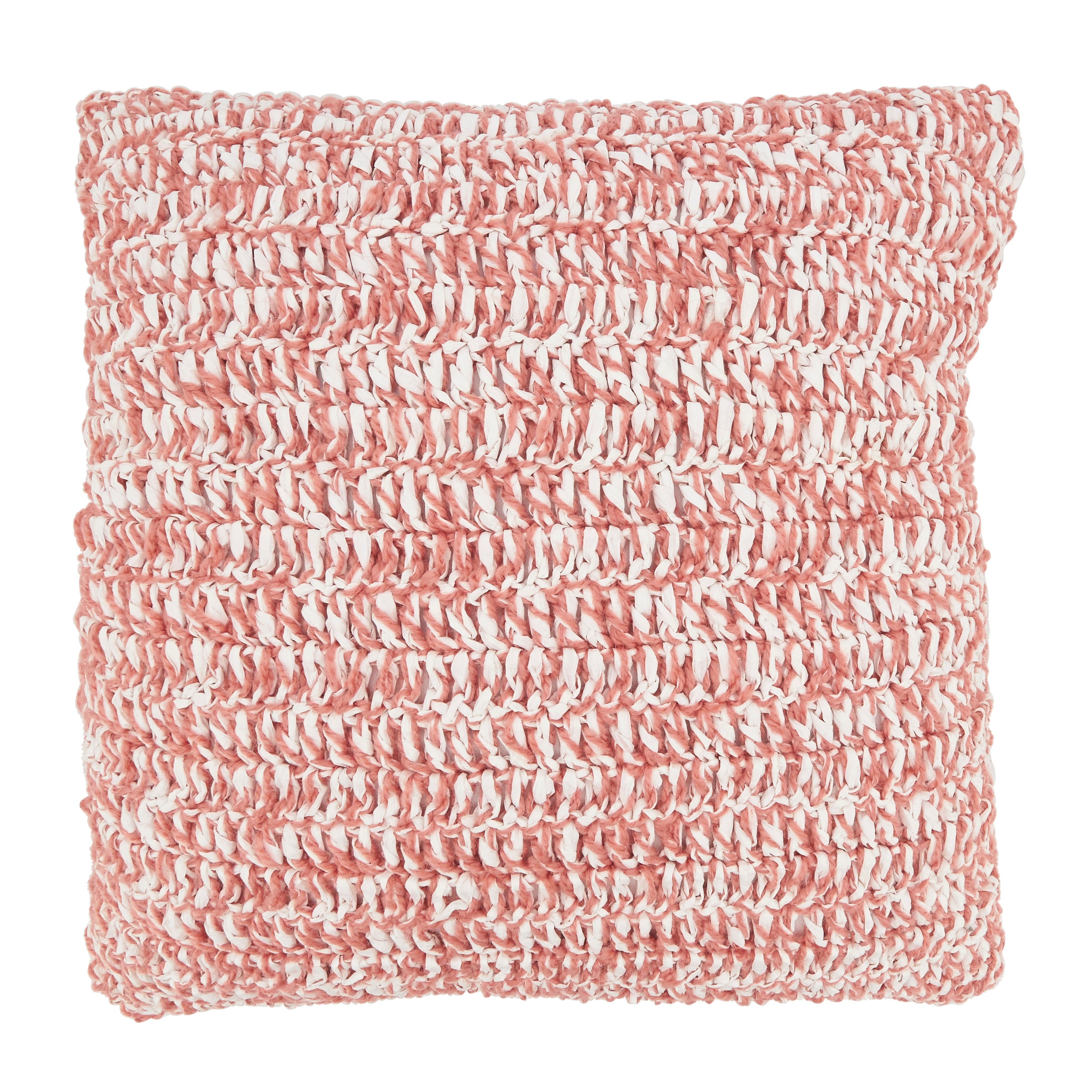 Outdoor Zen Raffia Polyester Filled Throw Pillow
