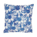 Fresh Floral Outdoor Polyester Filled Throw Pillow