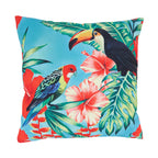 Vibrant Toucan Outdoor Polyester Filled Throw Pillow