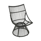 Strontianite 2-Piece Patio Set with Side Table and Wicker High Back Chair