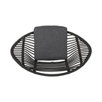 Cordella Outdoor Woven Wicker Chairs with Cushions, Set of 2