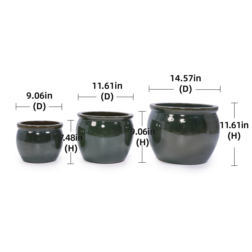 Talvik Handmade Ceramic Planter, Set of 3