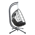 2-Person Swinging Egg Chair with Stand