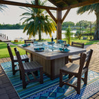 Lumin Fire Pit 79" Rectangular Table from LuxCraft