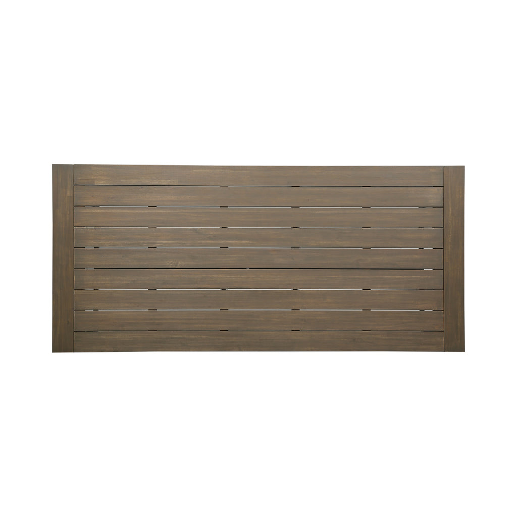 Acacia Wood Rectangular Outdoor Dining Table