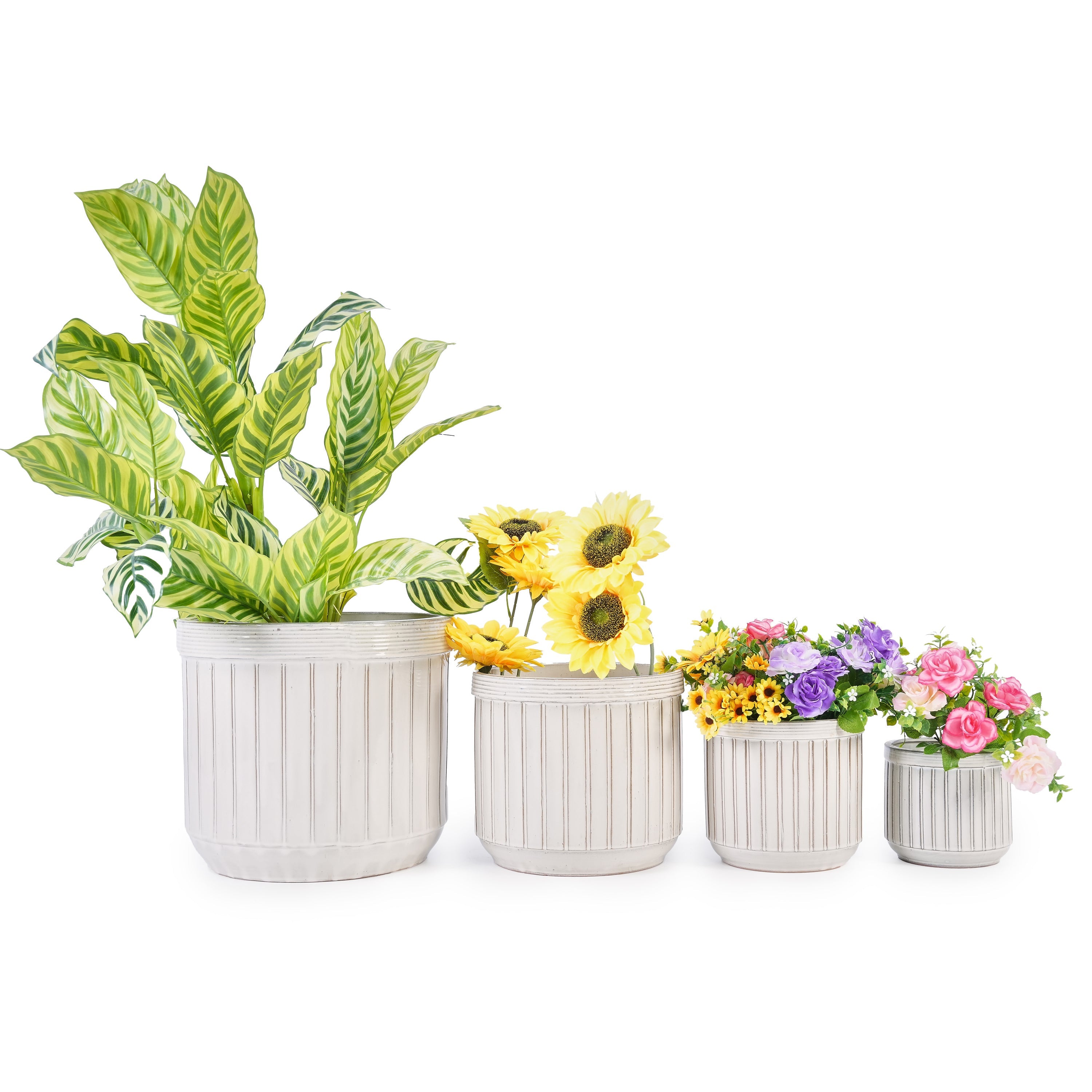 Nilo Handmade Ceramic Planter, Set of 4