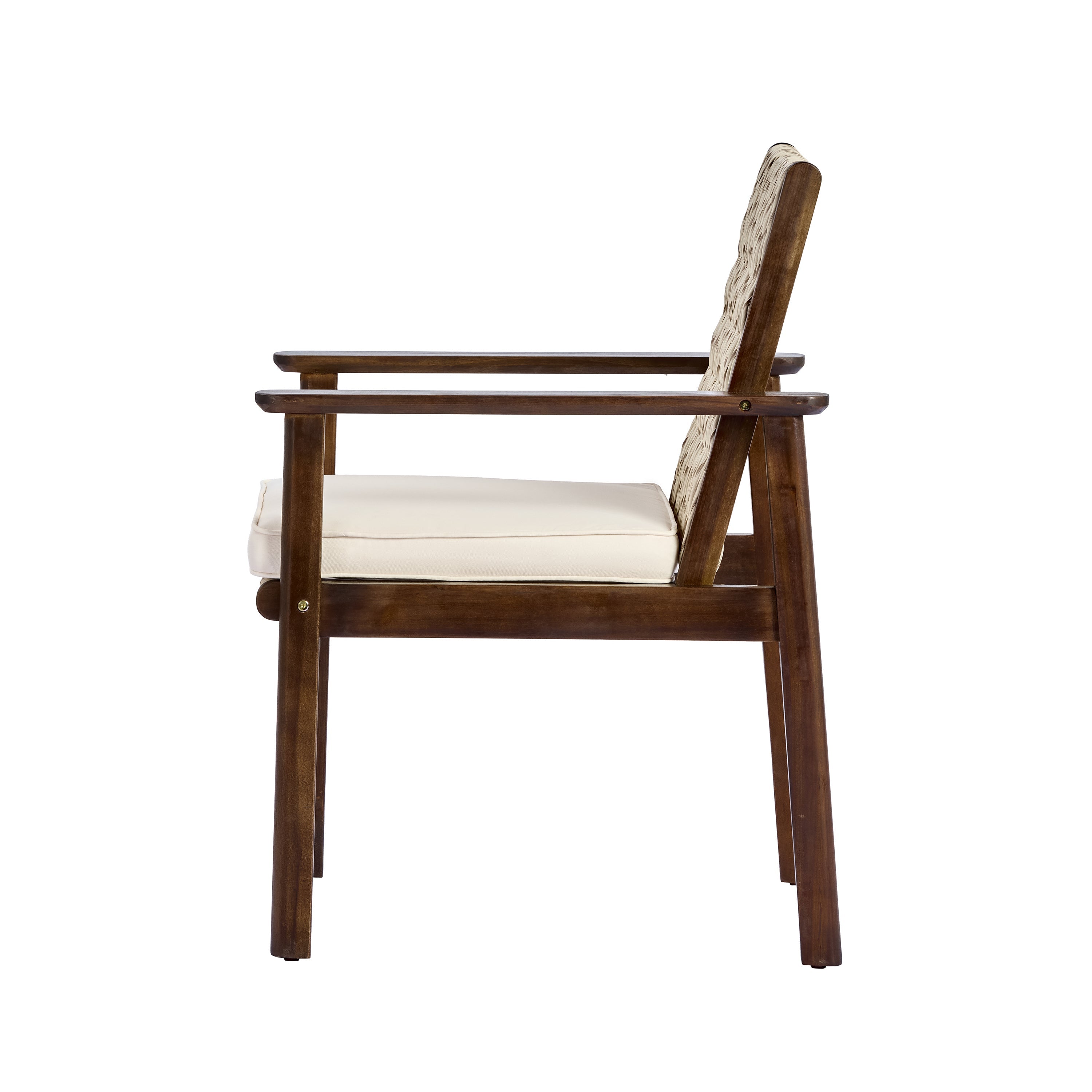 Miles 7 Piece Outdoor Acacia Wood Dining Set With Cushions