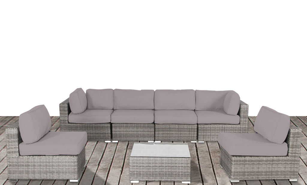 Luxury All-Weather Wicker Outdoor Patio Sofa Set