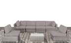 Luxury All-Weather Wicker Outdoor Patio Sofa Set