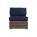 Rattan Wicker Fully Assembled 6-Person Seating Group with Premium Sunbrella Cushions