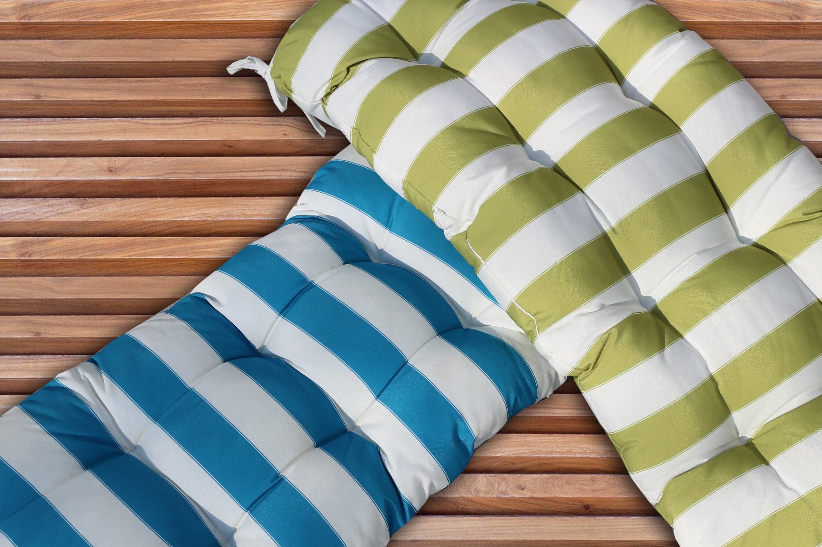 47" Tufted Outdoor Bench Cushion