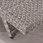 Crete Wicker Chaise Lounge, Set of 2