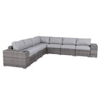Minnesota 9-Piece Sectional Sofa Set with Cushions - Fully Assembled