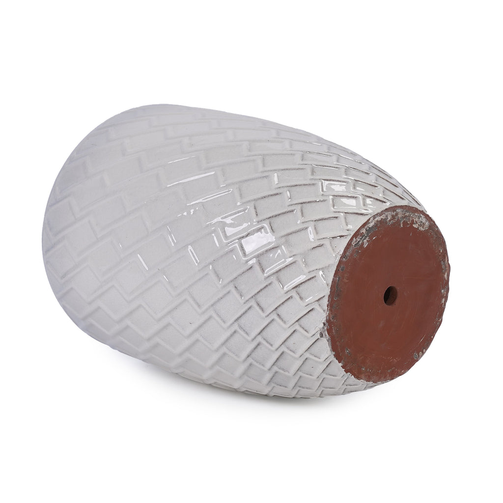Elan Handmade White Ceramic Planter