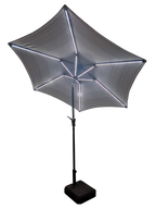 Parasol 9' Patio Umbrella with Lights