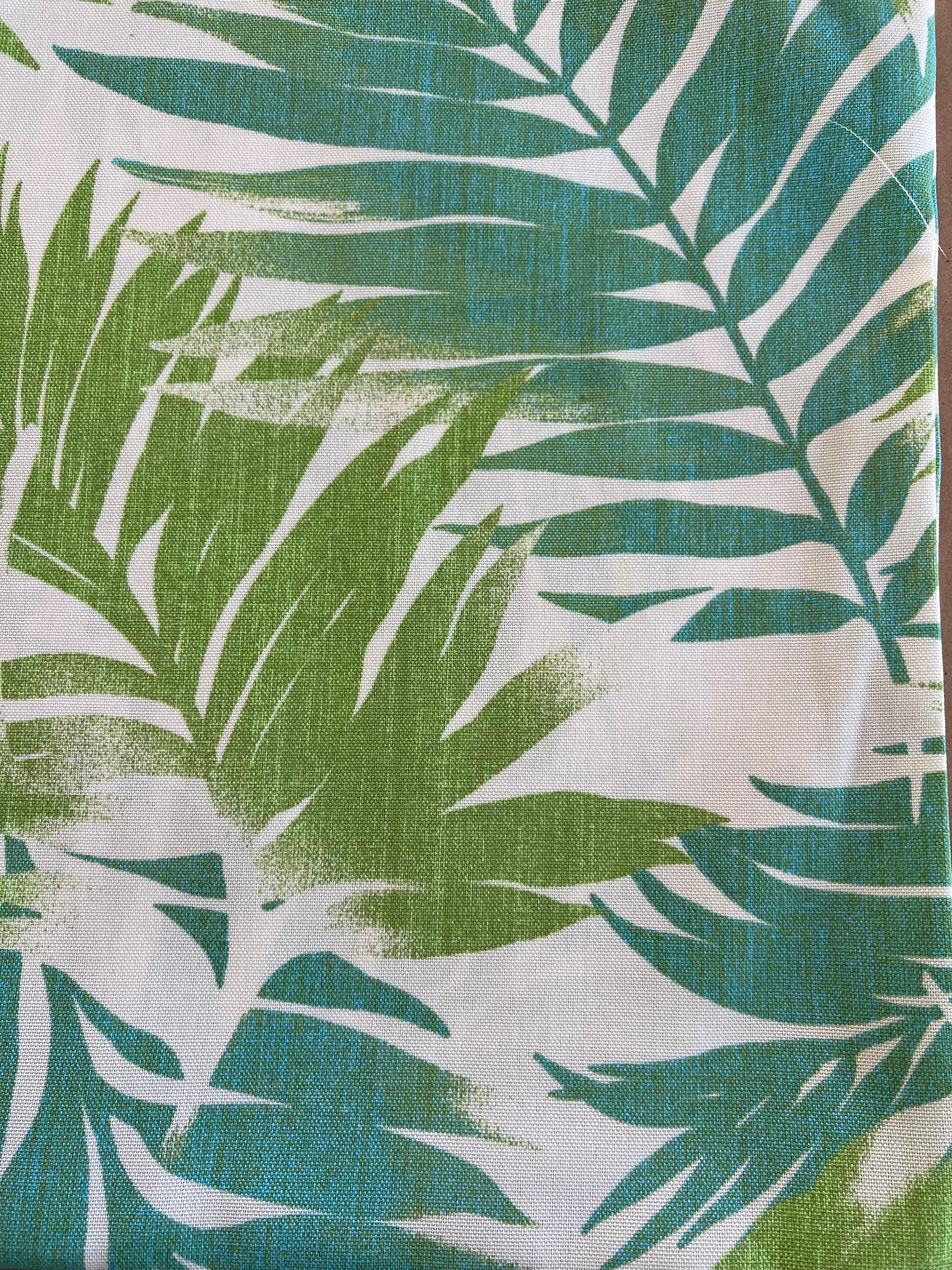 Tropical Palm Outdoor Square Pillows, Set of 2