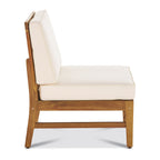 Perla Outdoor Armless Accent Chair