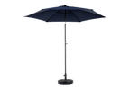 9' Outdoor Patio Umbrella Outdoor Table Umbrella with Push Button Tilt and Crank, Base Not Included
