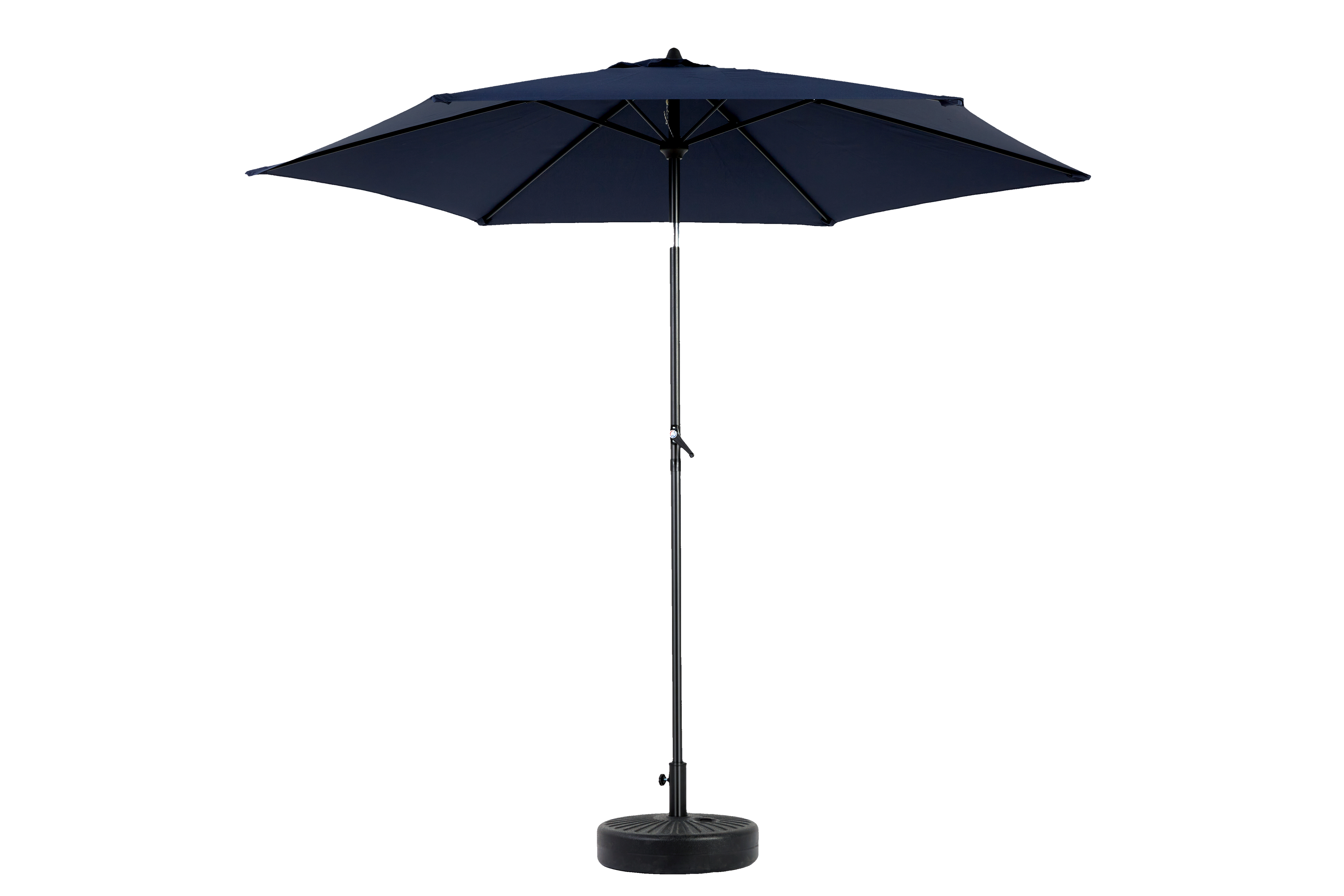 9' Outdoor Patio Umbrella Outdoor Table Umbrella with Push Button Tilt and Crank, Base Not Included