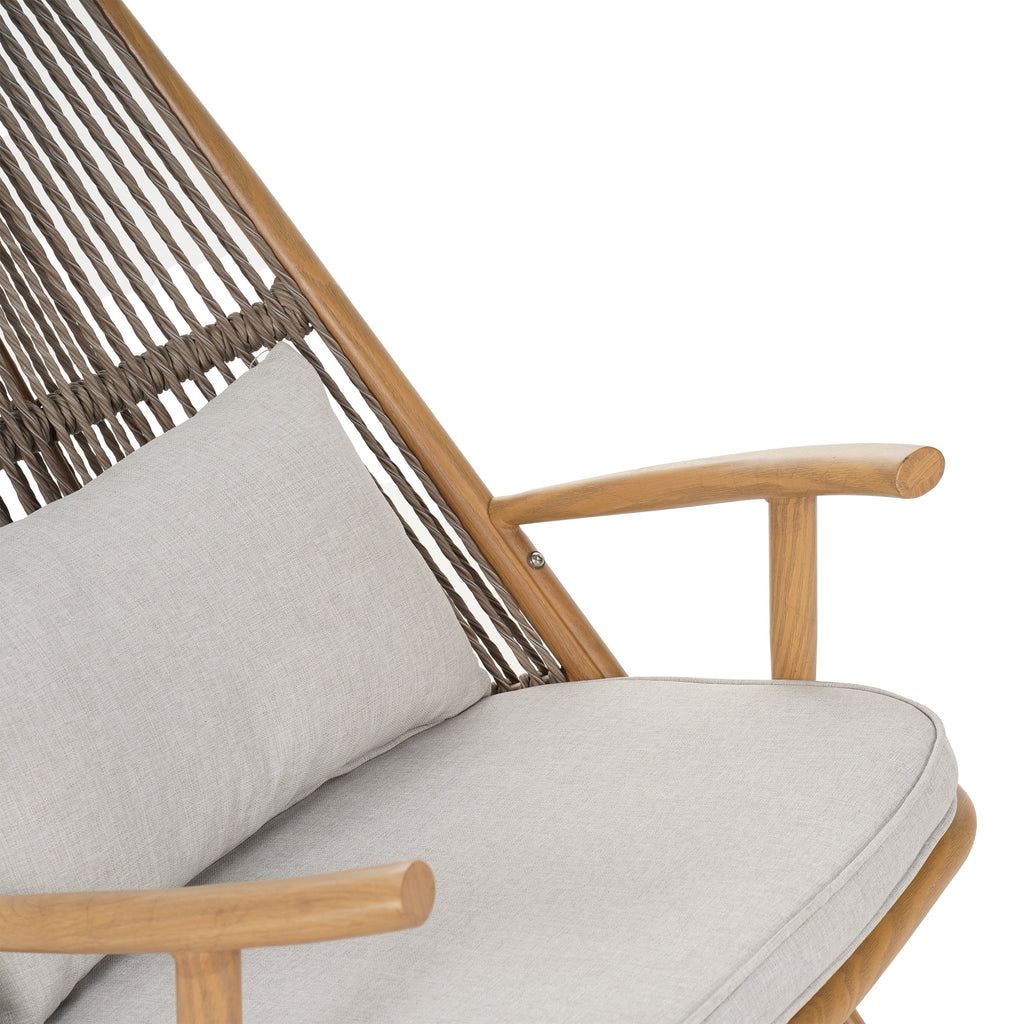 Modern Boho Outdoor Rocking Chair