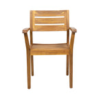 Stamford Outdoor Acacia Wood Dining Chairs, Set of 2