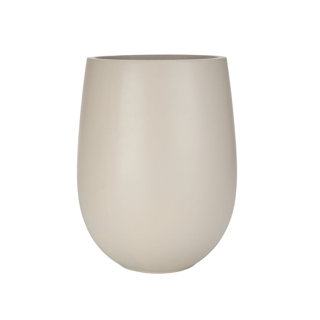 Egg Shaped Lightweight Outdoor Planter, Set of 3