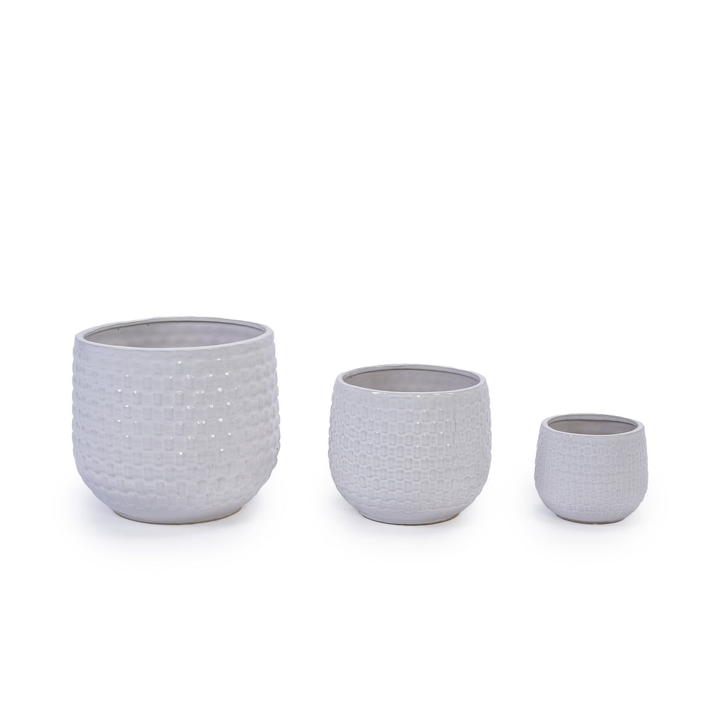 Bex Handmade Ceramic Planter, Set of 3