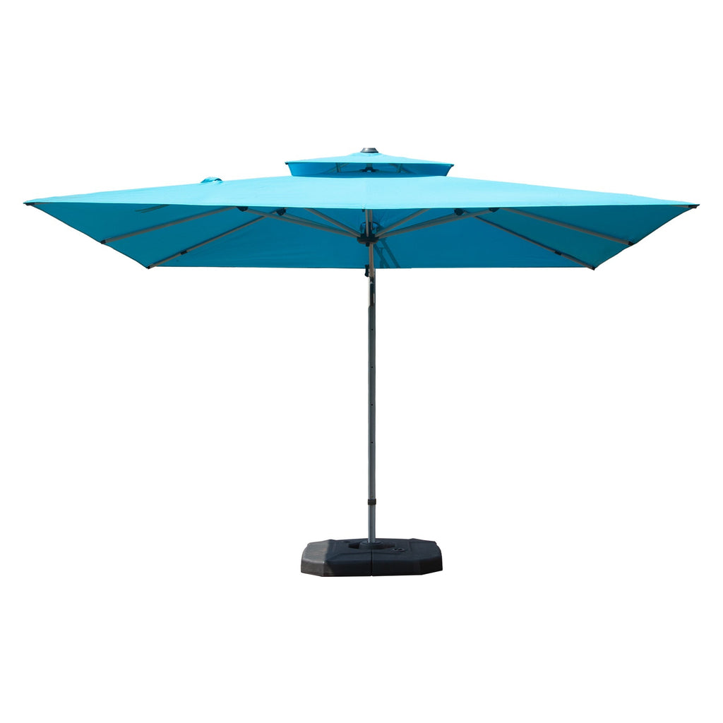 9'x 11' Rectangle Cantilever Umbrella with Center Pole, Base Not Included