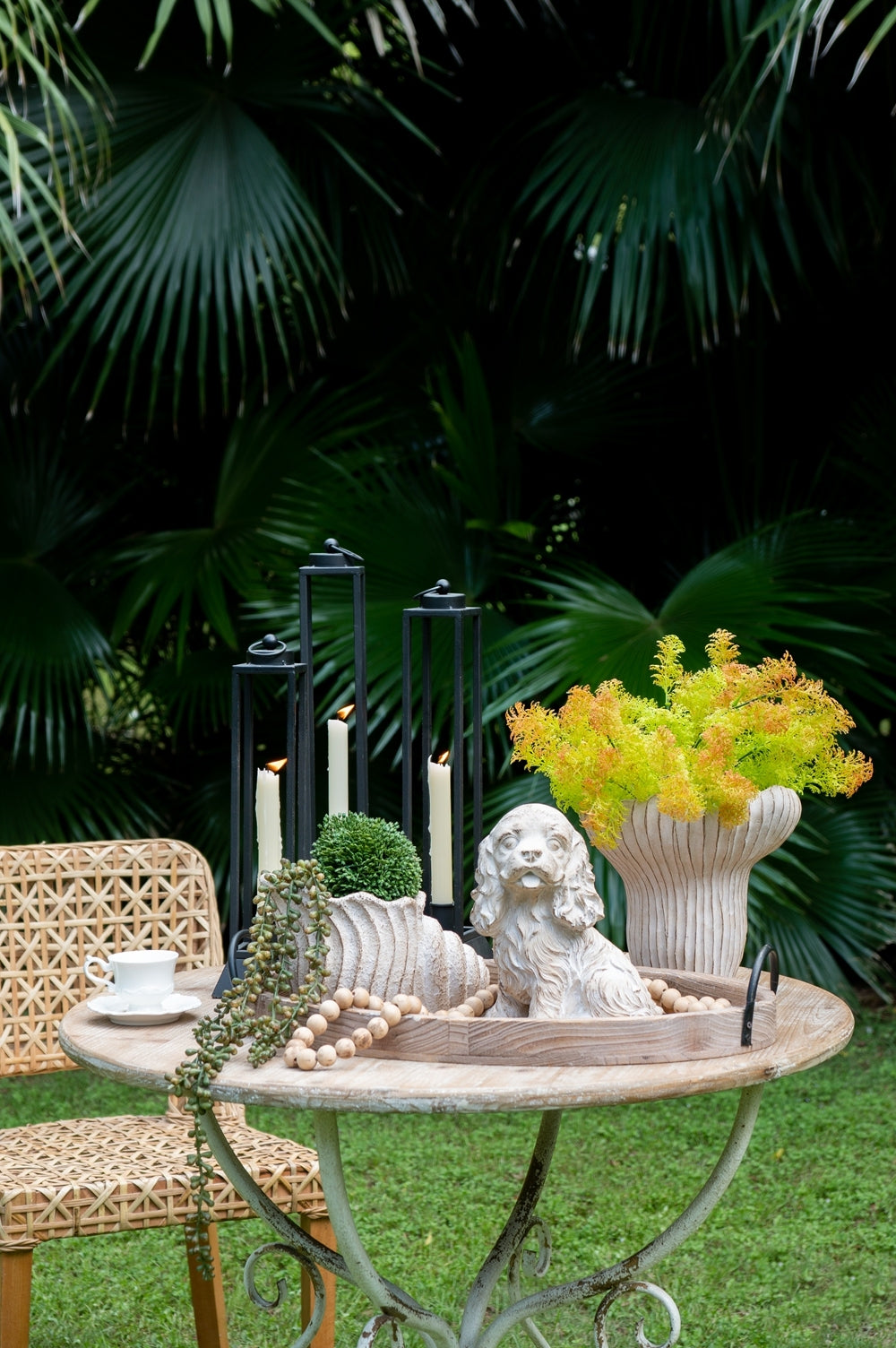 Coral Planter with Textured Finish