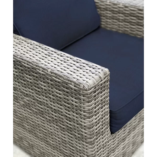 Wicker Outdoor Club Chair, Set of 2