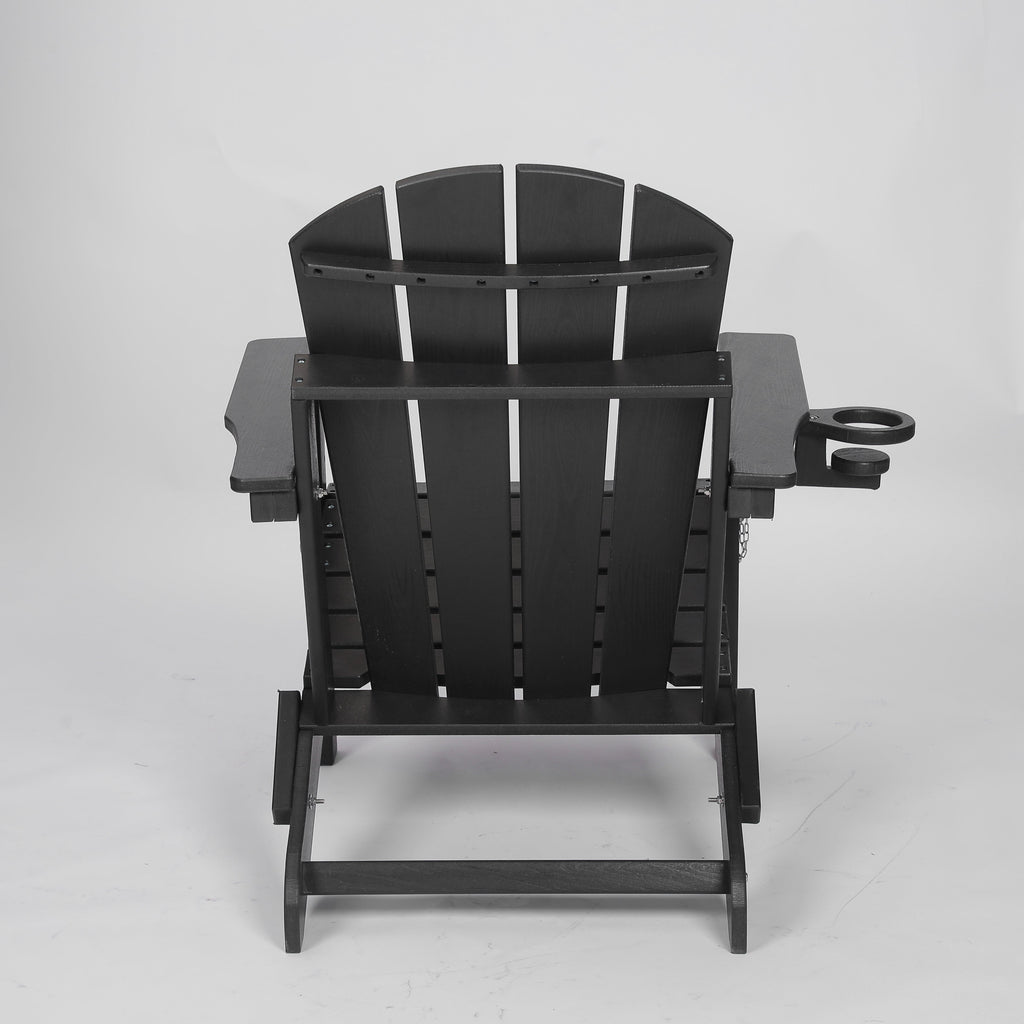 Composite Folding Adirondack Chair with Dual Cup Holder