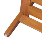 Mid-Century Modern 2-Piece Acacia Wood Outdoor Patio Set