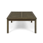Perla Outdoor L-Shape Sectional Sofa with Coffee Table