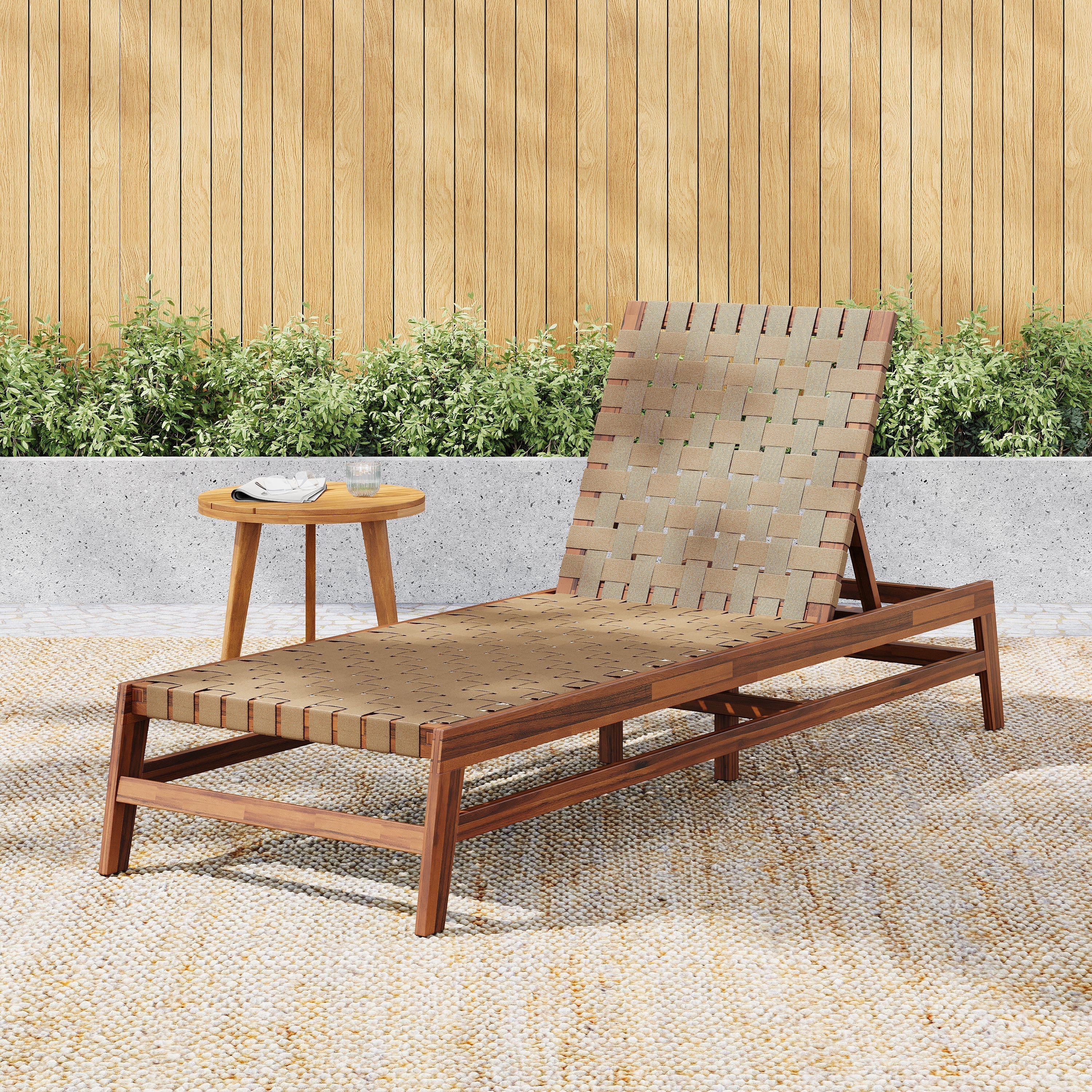 Isla Marina Outdoor Rope Chaise Lounge