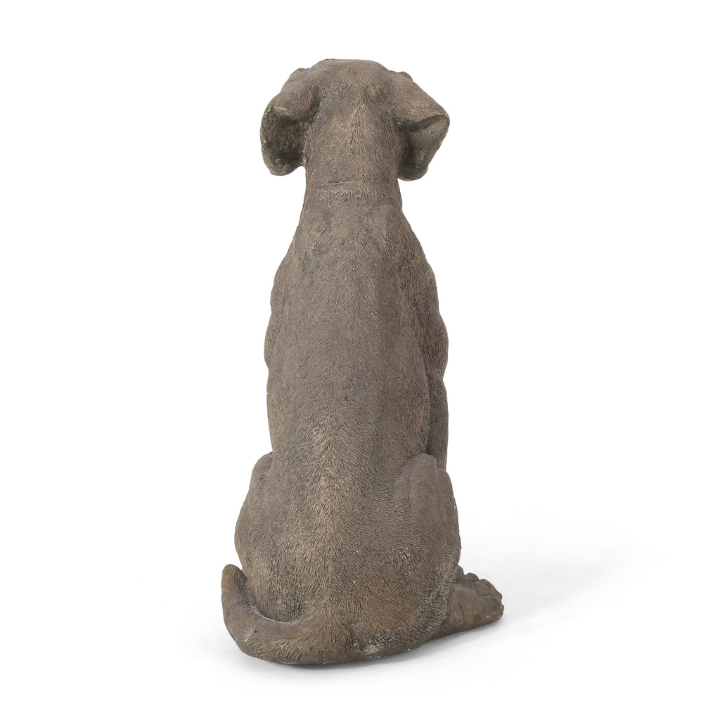Monty Outdoor Dog Statue