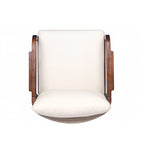 Calder Outdoor Lounge Chair with Woven Backrest