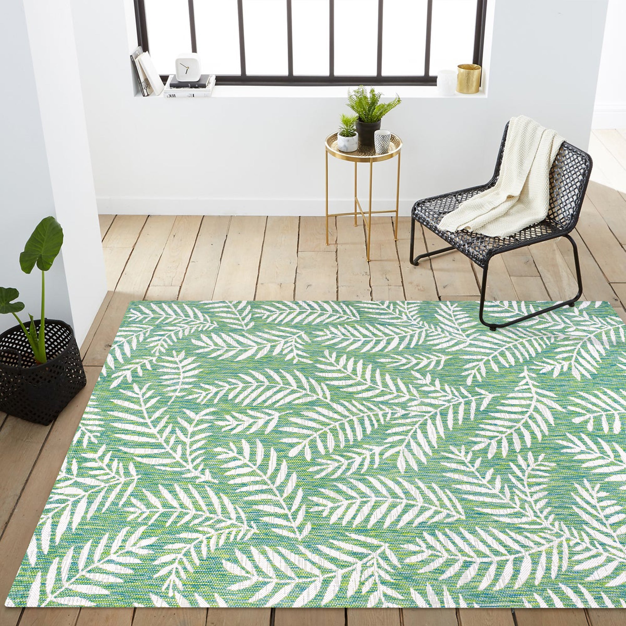 Nevis Palm Frond Indoor/Outdoor Area Rug