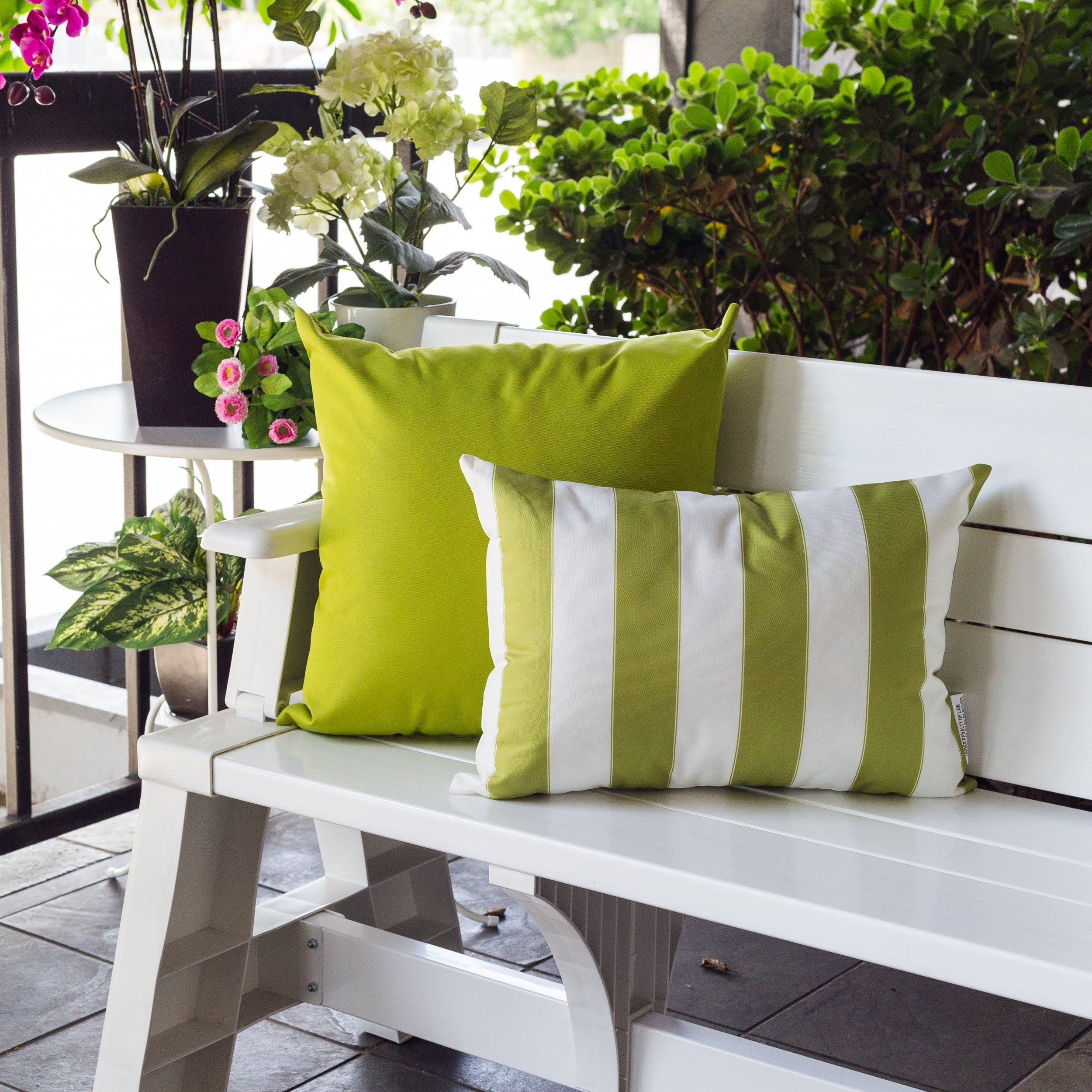 Horizon Stripe Outdoor Lumbar Pillow