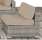 Luxury All-Weather Wicker Outdoor Patio Sofa Set