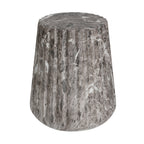 Outdoor Cleme Carved Side Table